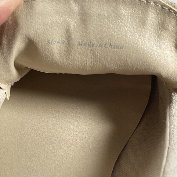 Dolce Vita Women's Ivory Suede Elias Slip On Lug‎ Sole Loafers Shoe Size 9.5 - Picture 8 of 8